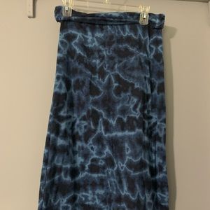 Tie dye maxi skirt